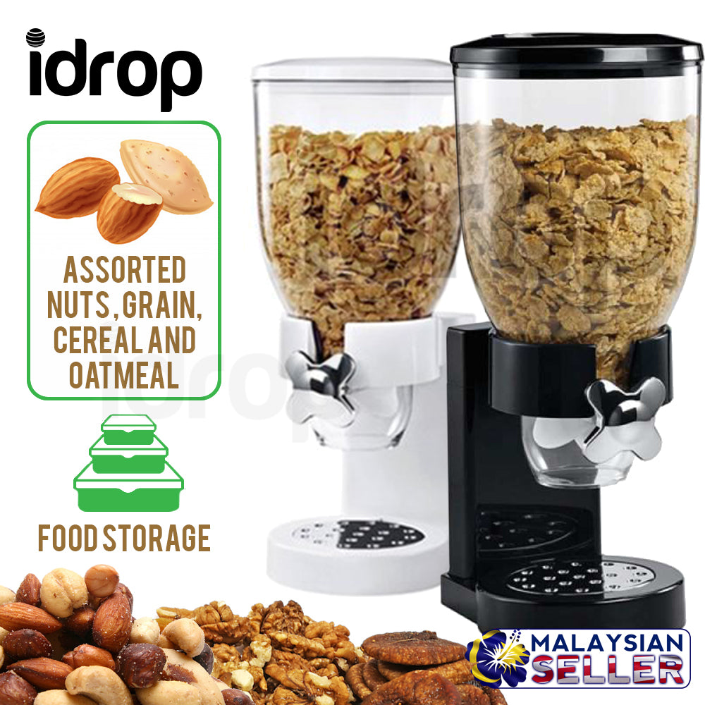 1pc Cereal Machine, Kitchen Cereal Storage Tank, Oatmeal Dried Fruit Snacks  Storage Tank, Dry Food Dispenser