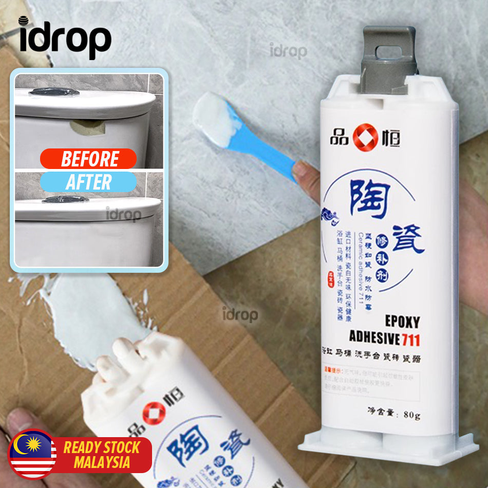 idrop [ 80G ] Epoxy Adhesive Ceramic Repair Agent / Epoksi Pembaikan S