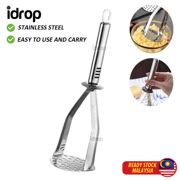 idrop Stainless Steel Potato Masher Utensil Tool / Alat Penyet Pengisar Kentang / 土豆压泥器