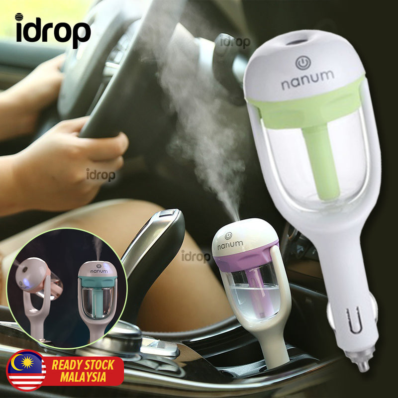 idrop Car Aromatherapy Humififier Car Charger Plug / Alat Pelembab Udara Kereta / 车载香薰加湿器