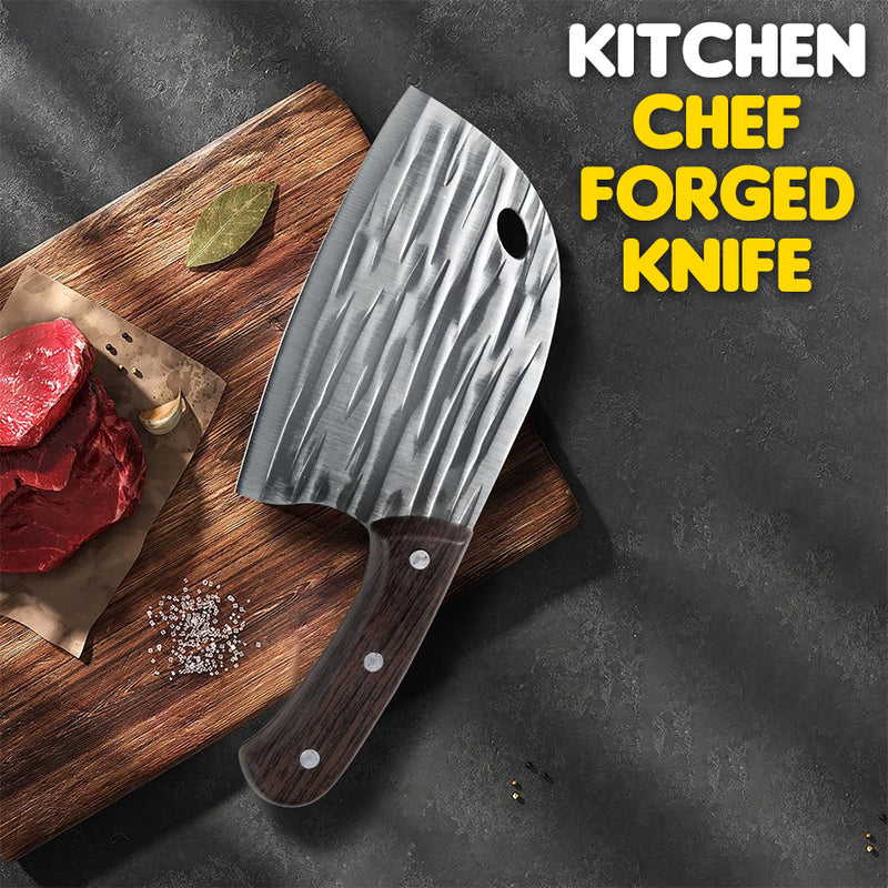 idrop Kitchen Forged Chef Slicing Knife / Pisau Cef Pemotong / 新款家用菜刀鱼头刀厨房刀具切菜切肉刀