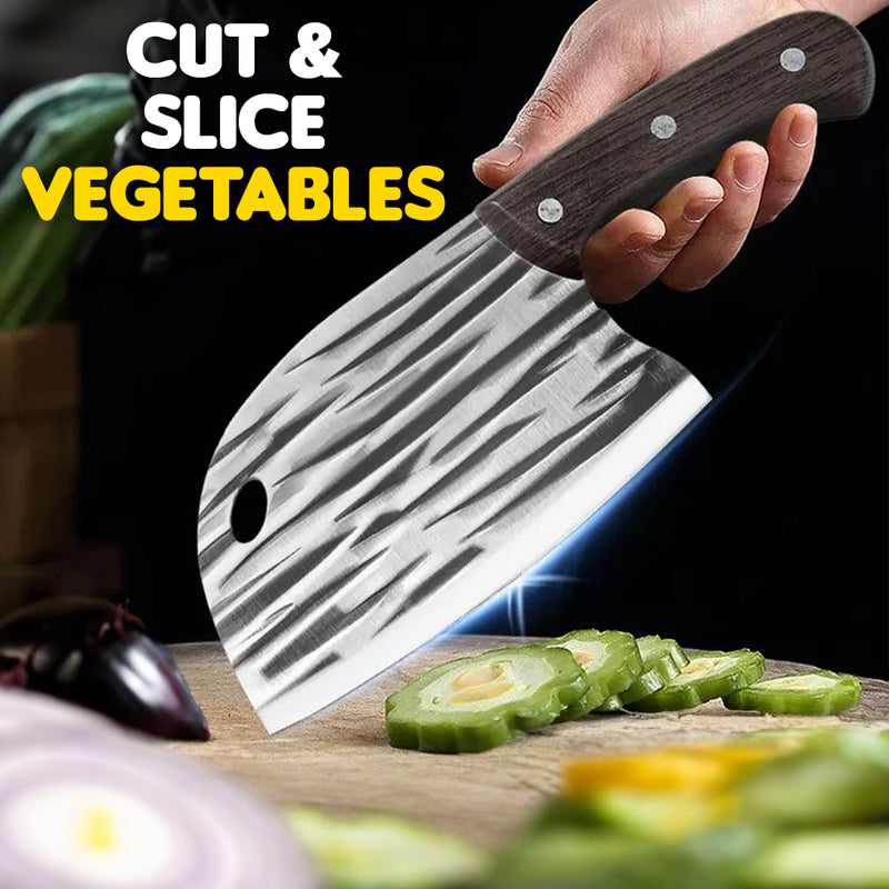 idrop Kitchen Forged Chef Slicing Knife / Pisau Cef Pemotong / 新款家用菜刀鱼头刀厨房刀具切菜切肉刀