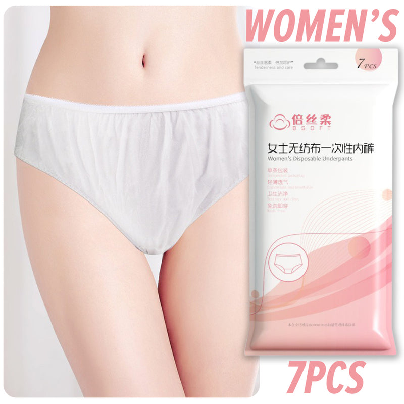 idrop 7PCS [ Men's & Women's ] Disposable Underpants Non Woven Fabric