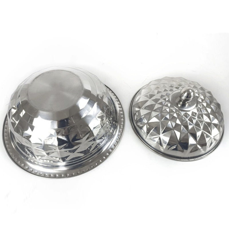 idrop [ 26 / 28 / 30CM ] Stainless Steel Crown Basin Bowl + Cover /  Mangkuk Besen Keluli Tahan Karat / 不锈钢盆碗