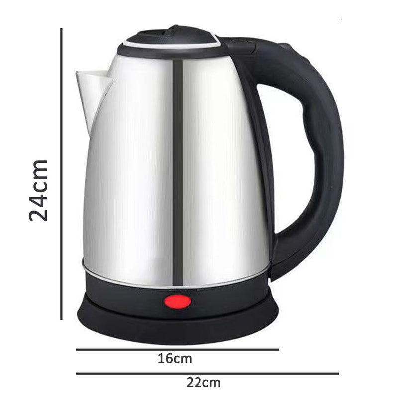 idrop [ 2 LITER ] Electric Heat Kettle Stainless Steel 1500W / Cerek Air Elektrik Keluli Tahan karat 2.0L 1500W / 不锈钢电水壶