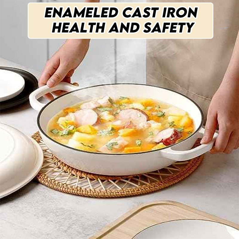 idrop Versatile Cast Iron Wok Perfect for 30CM Ideal for Stir-Frying, Searing, and Slow Cooking / Wok Besi Cor Serbaguna Ideal untuk Menggoreng, Menumis, dan Memasak Perlahan