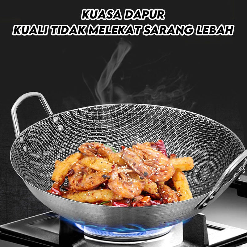 idrop 65CM Kuali Kawah Rendang Honeycomb Kuali Besar