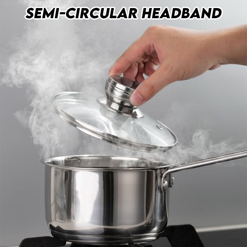 idrop 16CM 304 Multipurpose U-Shaped Handle Milk Pan / Kuali susu pemegang berbentuk U / 16cm U型手柄奶锅