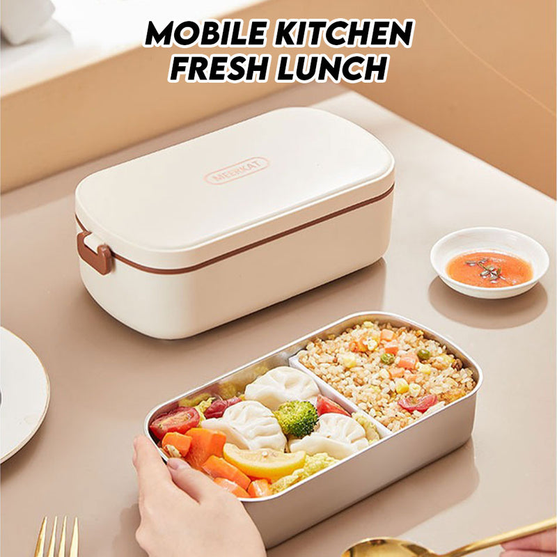 idrop Water-Free Electric Heating Lunch Box / Kotak Makan Tengah Hari Pemanasan Elektrik Tanpa Air / 免水电热饭盒