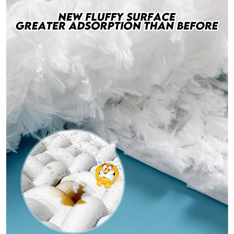 idrop Disposable Static Electricity Fluffy Mop Wipes / Elektrik Statik Pakai Lap Mop Gebu / 一次性可静电绒毛拖把湿巾