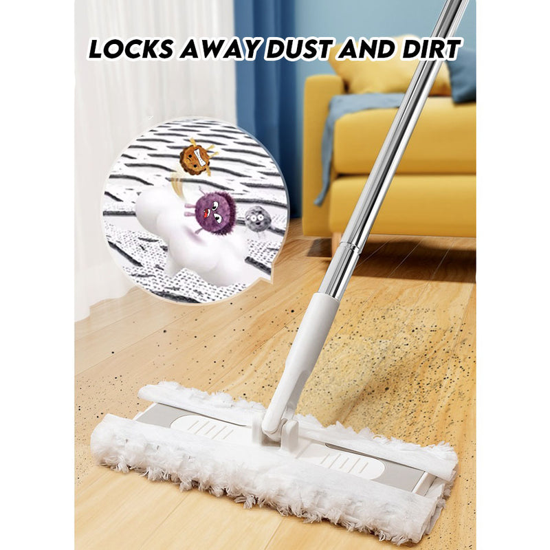 idrop Disposable Static Electricity Fluffy Mop Wipes / Elektrik Statik Pakai Lap Mop Gebu / 一次性可静电绒毛拖把湿巾