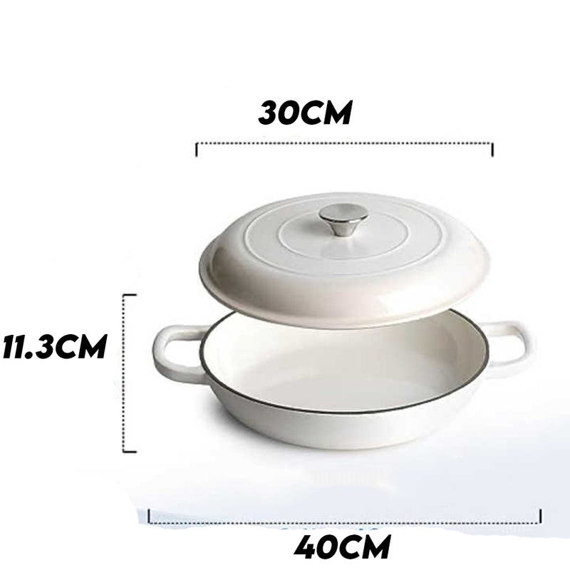 idrop Versatile Cast Iron Wok Perfect for 30CM Ideal for Stir-Frying, Searing, and Slow Cooking / Wok Besi Cor Serbaguna Ideal untuk Menggoreng, Menumis, dan Memasak Perlahan