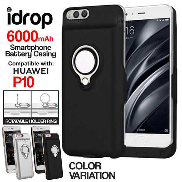 idrop 6000mAh External Battery Case Compatible For HUAWEI P10