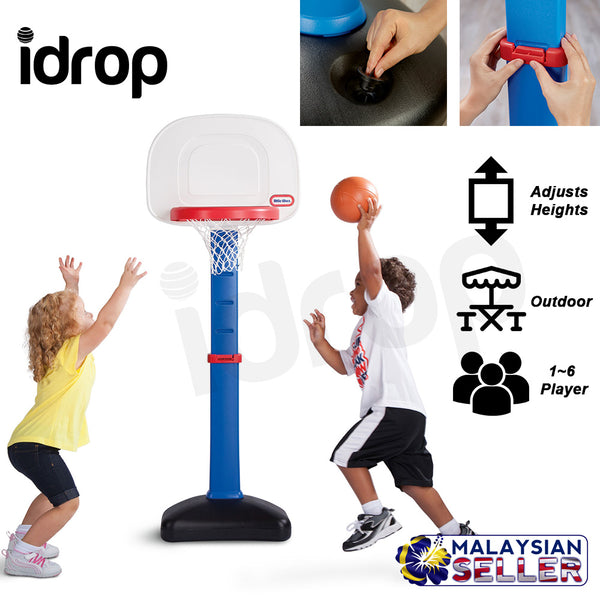 idrop Kids Children TotSport EasyScore Basketball Set with Outdoors Sports Toy [880-02-612329P]