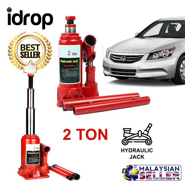 idrop 2 Ton Hydraulic Jack Emergency Kit Set For Car Van Minivan Lorry