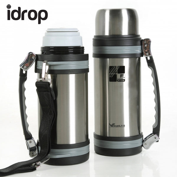 idrop Stainless Steel Double-wall Insulated Vacuum Flask 1500ml