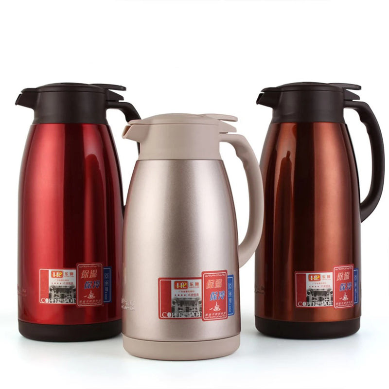 idrop Stainless Steel Household Vacuum Thermos Flask 1.3L / 1.6L / 1.9L [Send by randomly color]