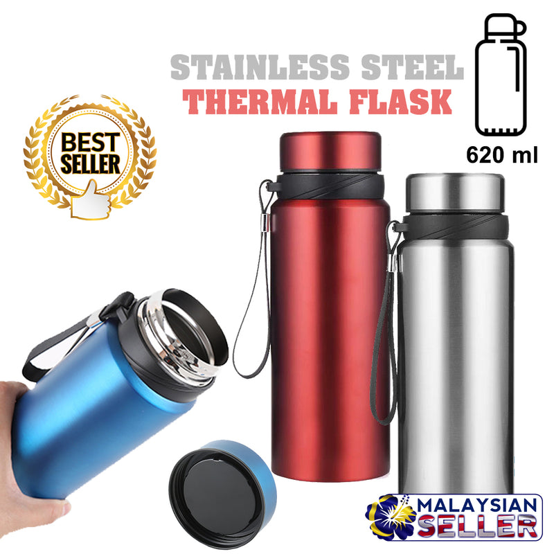 idrop 620 ml Portable Outdoor Stainless Steel Vacuum Thermal Flask