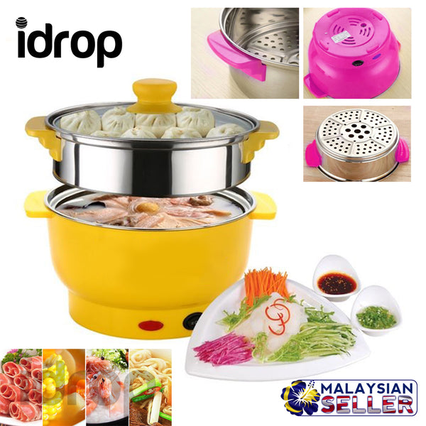 idrop 28CM Double layer Multi Electric Cooker