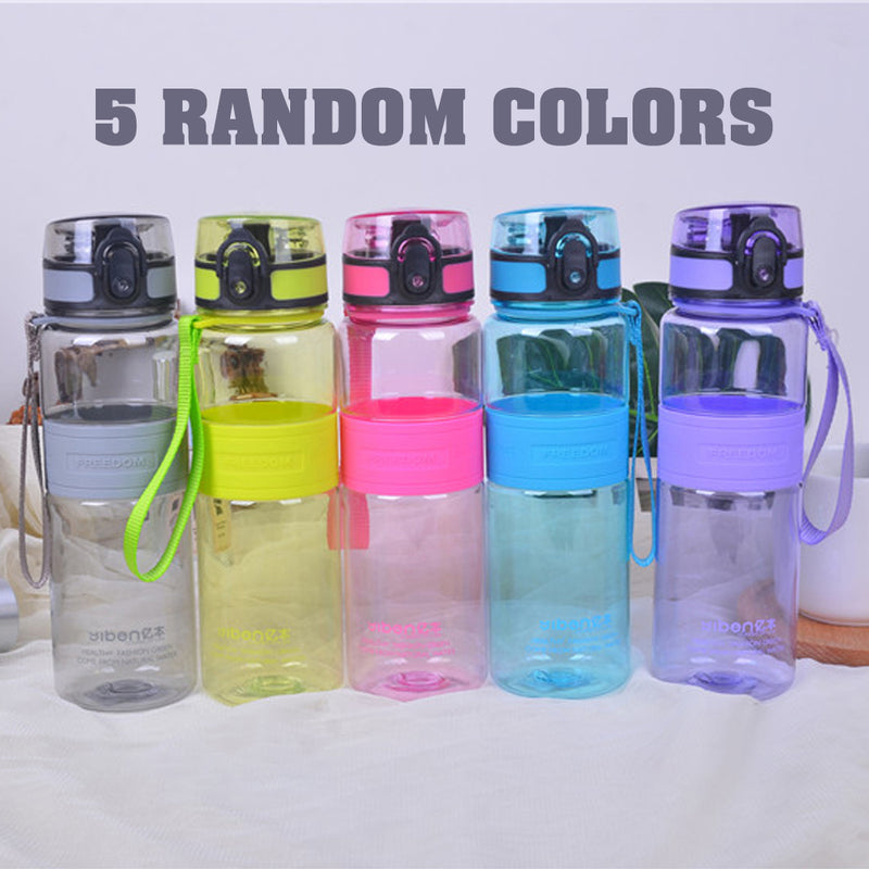 idrop 400 ml Multipurpose Transparent Portable Outdoor Water Bottle