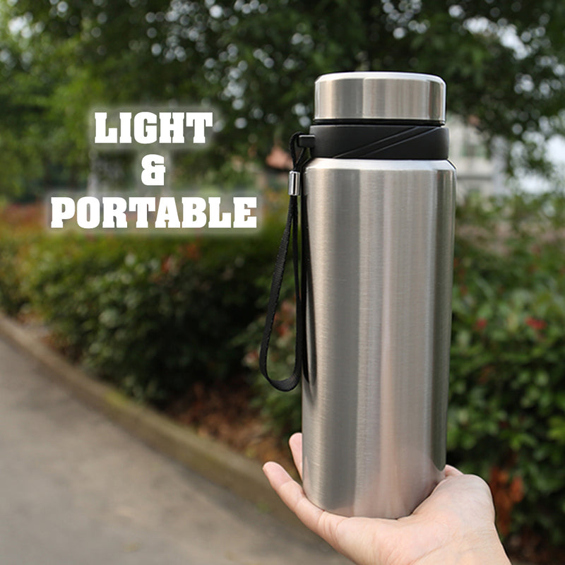 idrop 620 ml Portable Outdoor Stainless Steel Vacuum Thermal Flask