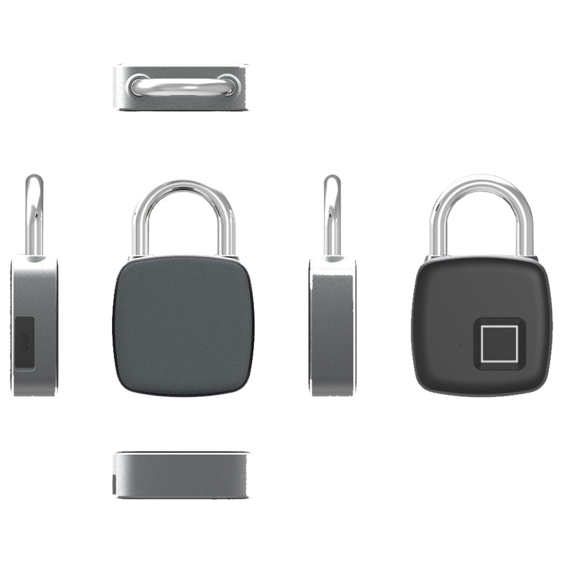 idrop Modern Security Pad Lock With Fingerprint Sensor