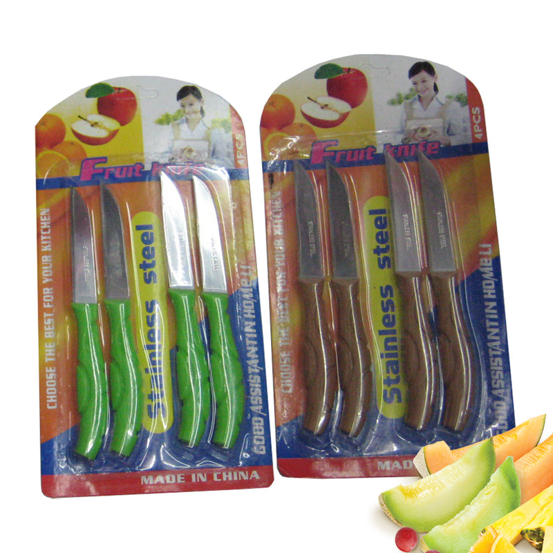 idrop 1 Set 4 Pcs Stainless Steel Fruit Vegetable Knives