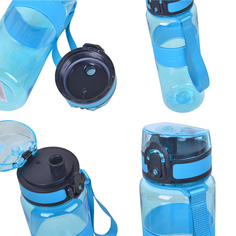 idrop 400 ml Multipurpose Transparent Portable Outdoor Water Bottle