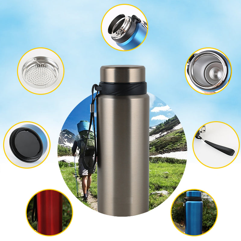 idrop 620 ml Portable Outdoor Stainless Steel Vacuum Thermal Flask