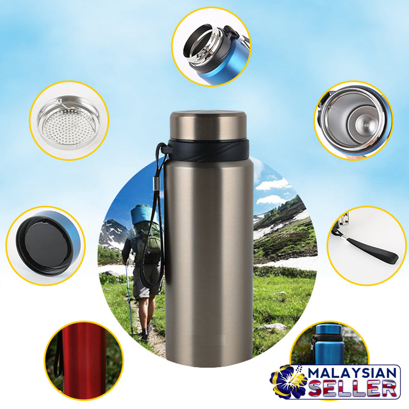 idrop 620 ml Portable Outdoor Stainless Steel Vacuum Thermal Flask