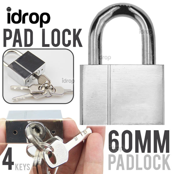 idrop 60mm Home Security Heavy Duty Locking Pad Lock