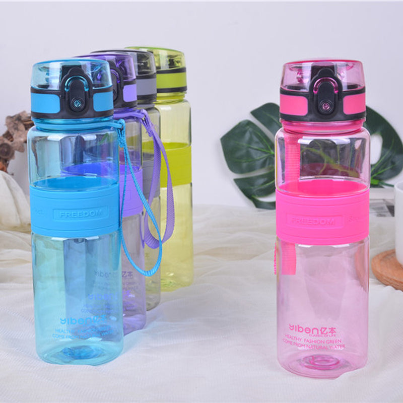 idrop 400 ml Multipurpose Transparent Portable Outdoor Water Bottle