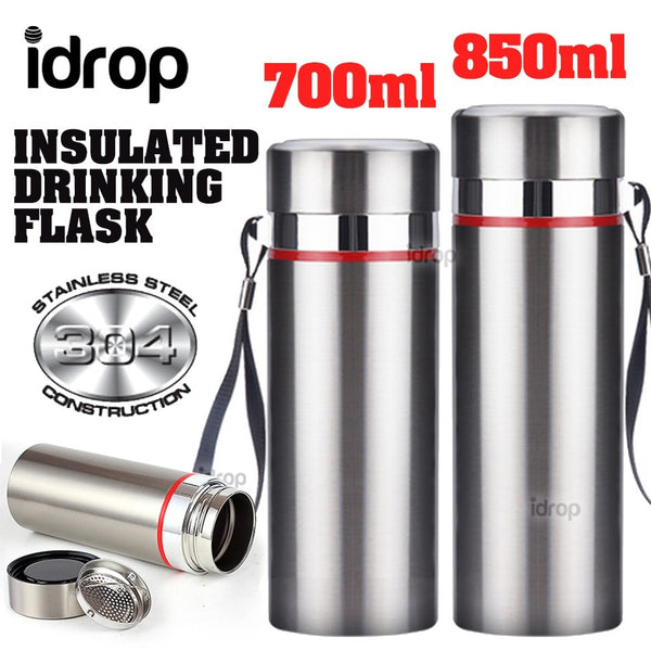 idrop [ 700ml / 850ml ] Stainless Steel Vacuum Insulated Drinking Flask