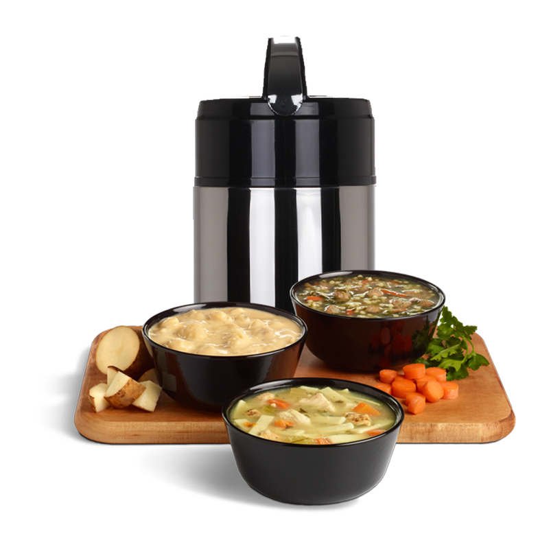 idrop 650 ml Stainless Steel Heat Insulation Thermos Pot Lunch Box for Soup Porridge