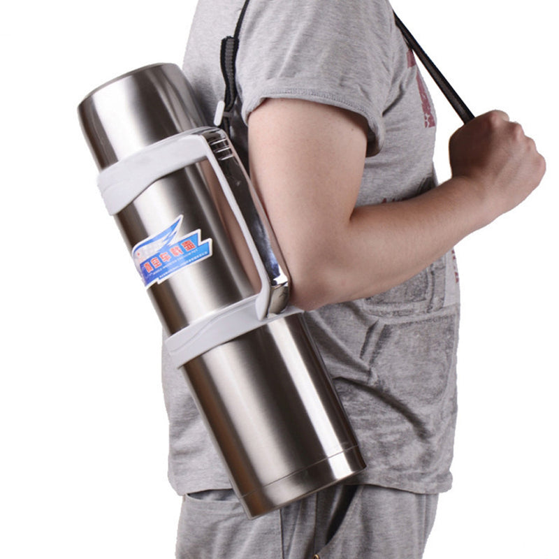 idrop 3.5L Giant Portable Wearable Stainless Steel Vacuum Thermal Flask