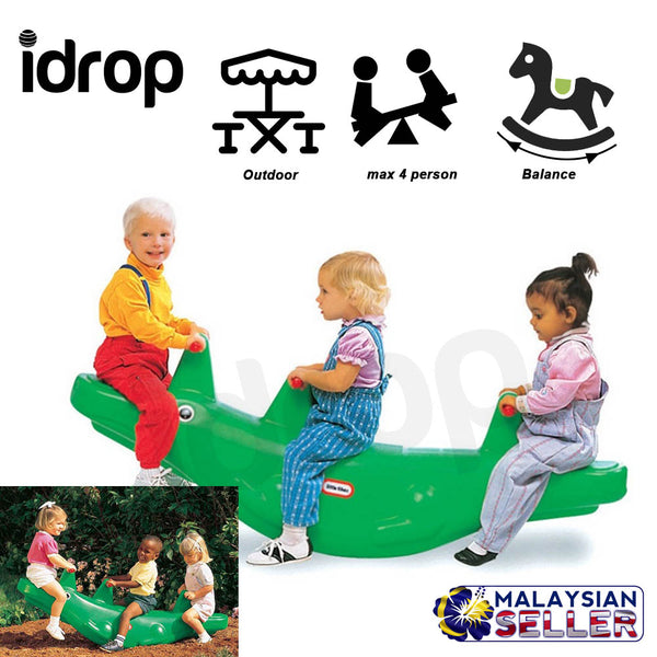 idrop Kid Children Creative Alligator Teeter Totter Toy for Indoor & Outdoor Home Toy [ 880-01-4373 ]