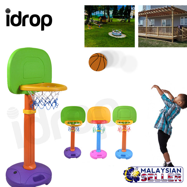 idrop Kids Children Basketball Stand Hoop Set with Outdoors Sports Toy [BS-03-C]