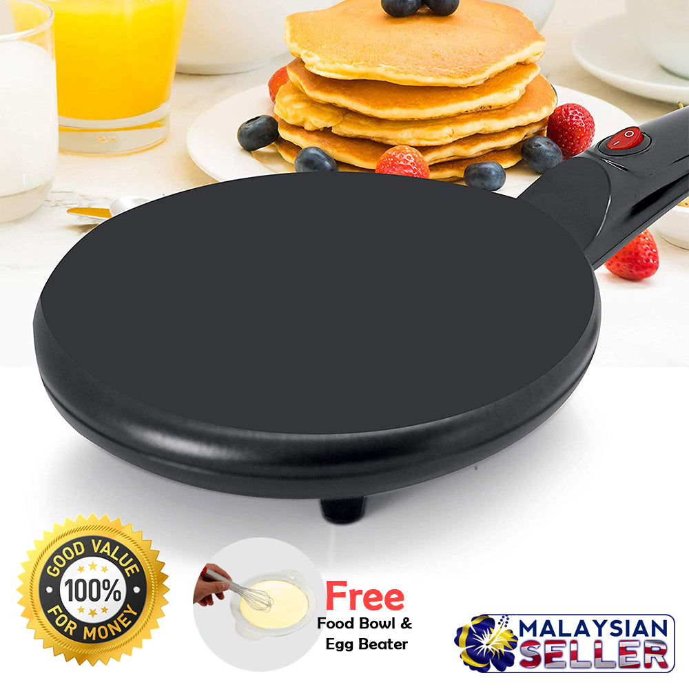 idrop Non-stick 22cm Electric Crepe Maker Pan for kitchen cooking tool