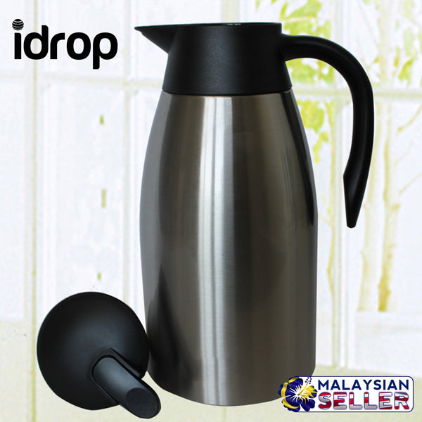 idrop 2L Stainless Steel Vacuum Insulated Thermos Flask