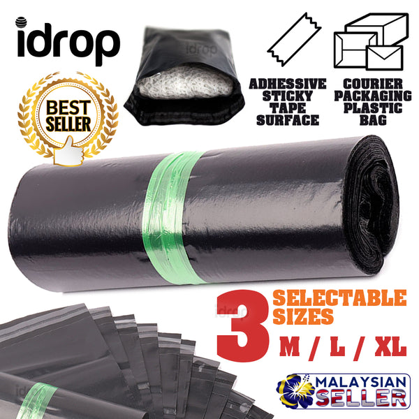 idrop COURIER PLASTIC BAG - M / L / XL [ 1 ROLL / 100pcs ]