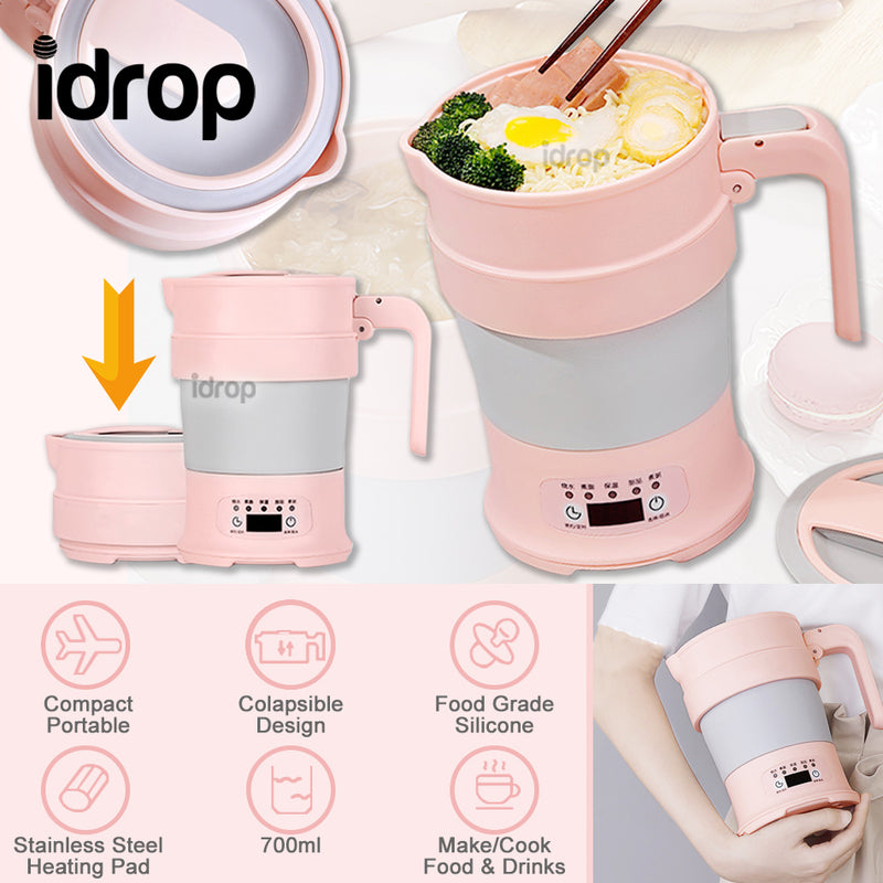 idrop 700ML Collapsible Foldable Electric Kettle