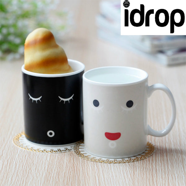 Idrop 330ml Creative Discoloration Ceramic Coffe Cup Mug  [Send by randomly design]