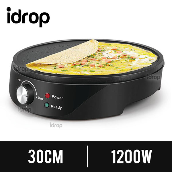 idrop 30CM Electric Pancake Omelette Cooking Flat Pan [ 1200W ]