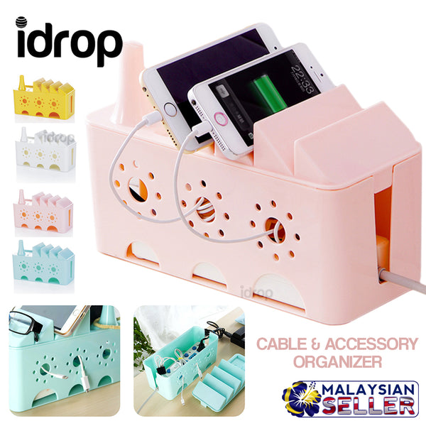 idrop Power Cord Socket Extension Cable Wire Accessory Organizer