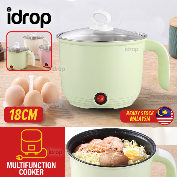 idrop 18CM Small Mini Multifunction Electric Cooker