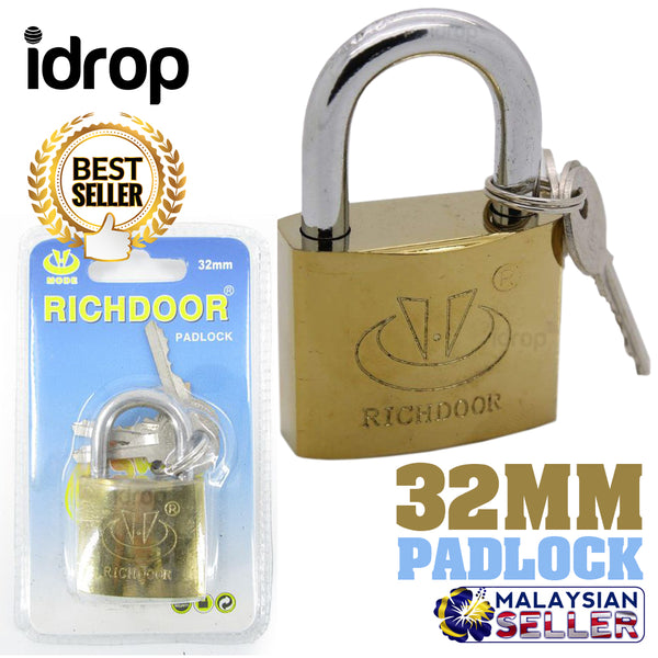 idrop 32mm RICHDOOR Padlock - Door Pad Lock