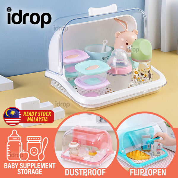 idrop Baby Bottle & Supplement Storage Box / Kotak Simpanan Botol Air dan Barangan Bayi / 奶瓶收纳箱