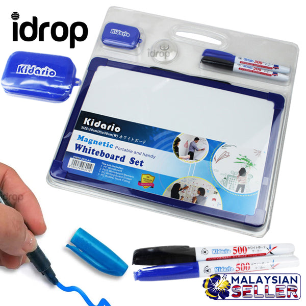 idrop KIDARIO Magnetic Whiteboard Set [ KWBS-2030-A4 ]