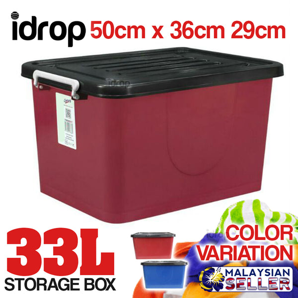 idrop 33L Storage Box with Wheel [ 7888SC ] [ 1 Box ]