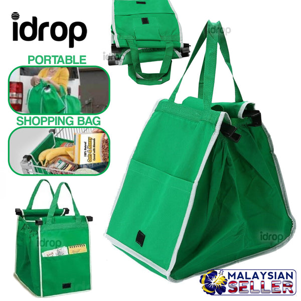 idrop Ecofriendly Portable Foldable Shopping Grocery Storage Bag